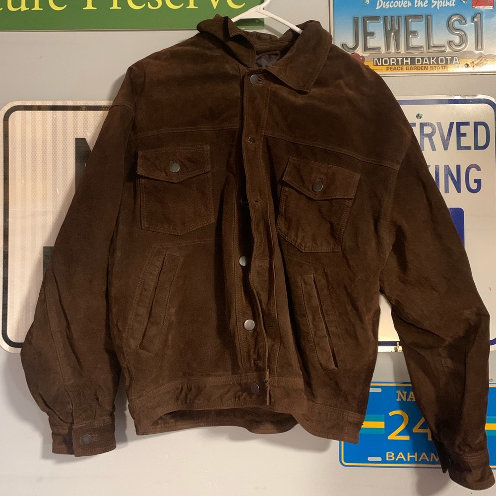 Authentic St. John’s bay brown corduroy jacket